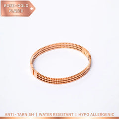 Rose Gold Hinged Bracelet