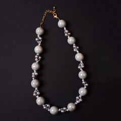 Chunky Beaded Statement Necklace