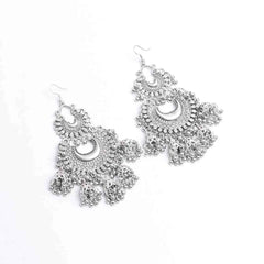 Chandbali Oxidised Jhumka