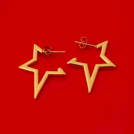 Golden Star Studs