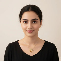 Golden Floral Bloom Necklace - 18K Gold Plated