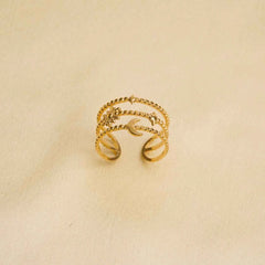 Golden Constellation Ring - 18K Gold Plated