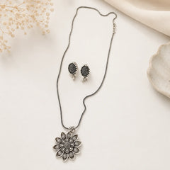 Vintage Floral Oxidised Set