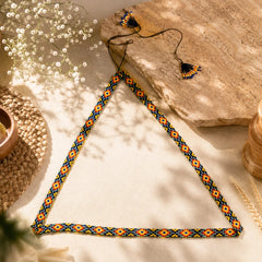 Beaded Multicolour Tassel String Belt