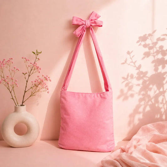 Pink Knot Tote Bag