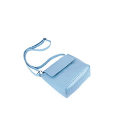Blue Flap Sling Bag