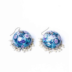 Colourful Meenakari Bell Jhumka