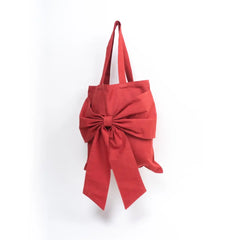 Red Bow Tote Bag