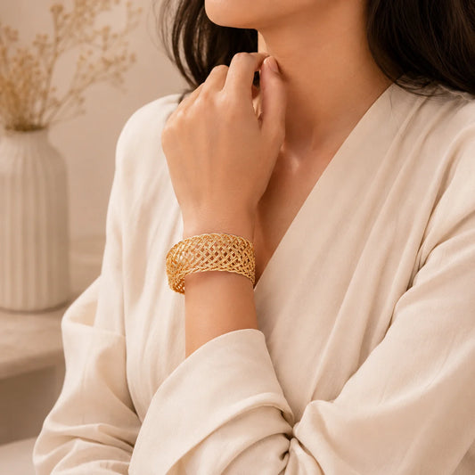 Woven Statement Cuff