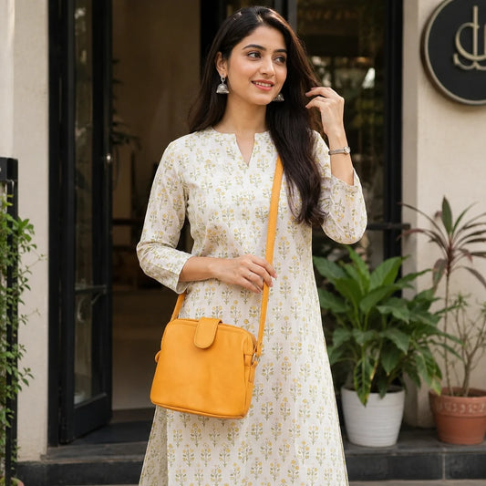 Yellow Crossbody Bag