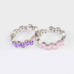 Silver Gemstone Ring