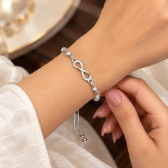 Crystal Infinity Bracelet