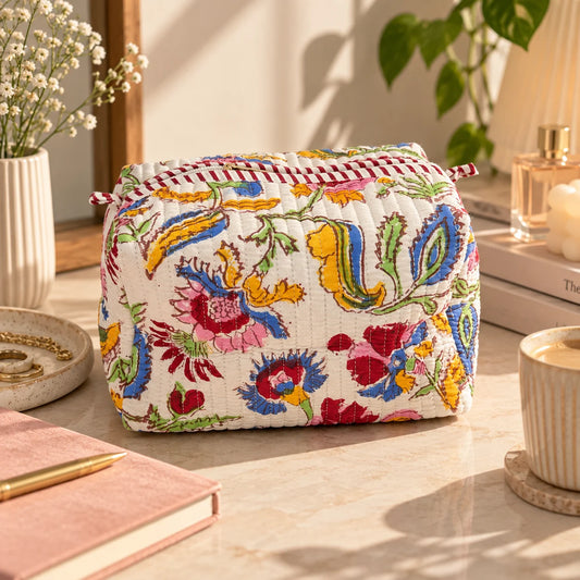 Multicolour Floral Single Pouch