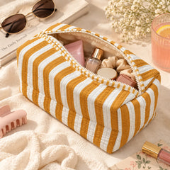 Mustard Stripe Single Pouch