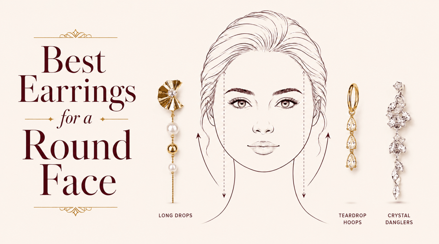Which Type of Earrings Suits on Round Face? Best Styles to Try