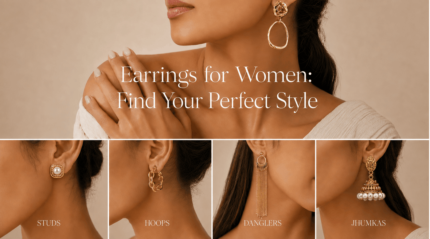 Different Types of Earrings: Names, Styles, Designs & How to Choose the Right Pair