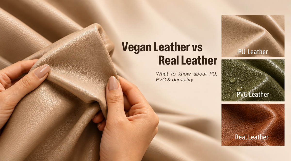 Is Vegan Leather Durable? PU vs PVC vs Real Leather: An Honest Buyer's Guide