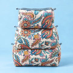 Boho Bloom Pouch Set