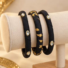 Midnight Charm Bangle Set