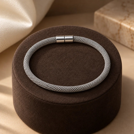 Silver Mesh Bracelet