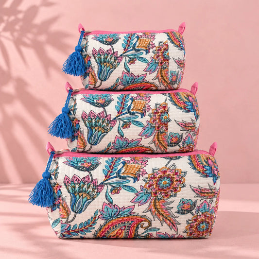 Floral Bud Pouch Set