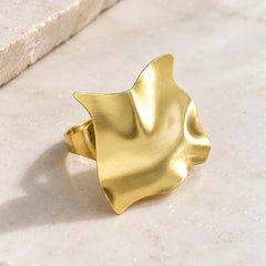Gold Modern Statement Ring