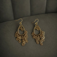 Boho Antique Gold Dangler Earrings
