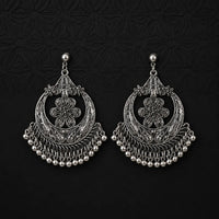 Floral Arch Jhumka Earrings