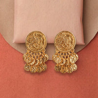Antique Coin Charm Earrings