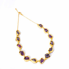 Raw Stone Chocker Necklace