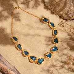 Raw Stone Chocker Necklace