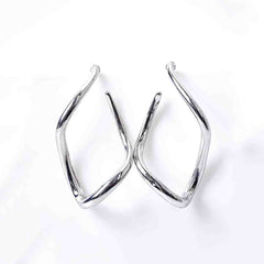Asymmetrical Hollow Drop Earrings