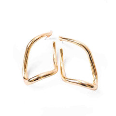 Asymmetrical Hollow Drop Earrings