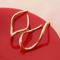 Asymmetrical Hollow Drop Earrings