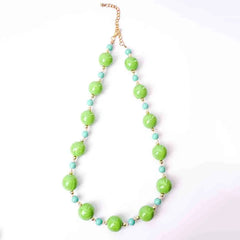 Chunky Beaded Statement Necklace