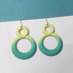 Infinity Ombre Dangle Earrings