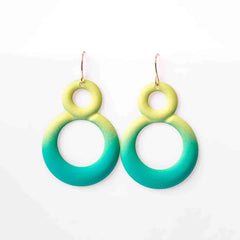 Infinity Ombre Dangle Earrings