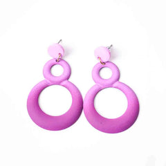 Infinity Ombre Dangle Earrings