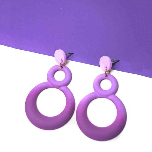 Infinity Ombre Dangle Earrings