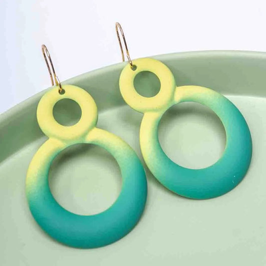 Infinity Ombre Dangle Earrings