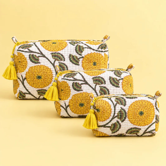 Marigold Garden Pouch Set