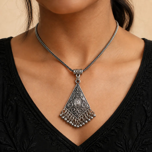 Mishka Tribal Oxidised Jewellery Set