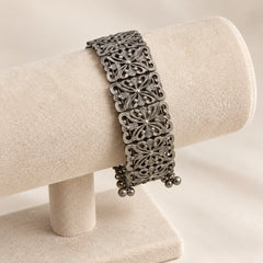 Antique Floral Motif Bracelet