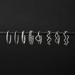 Silver Heart & Infinity Ring Combo
