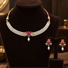 Lotus Pearl Jewellery Set