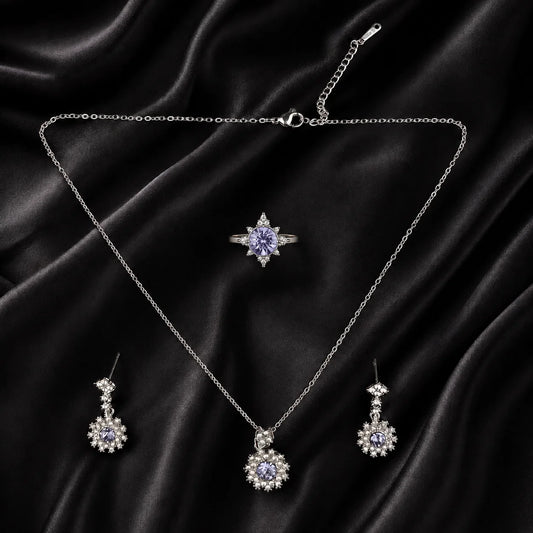 Lilac Sparkle Jewellery Set