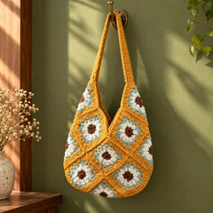 Sunshine Bloom Crochet Bag