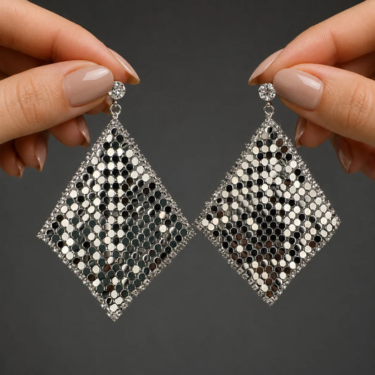 Crystal Mesh Party Earrings