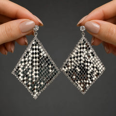 Crystal Mesh Party Earrings