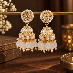 Royal Moti Kundan Earrings